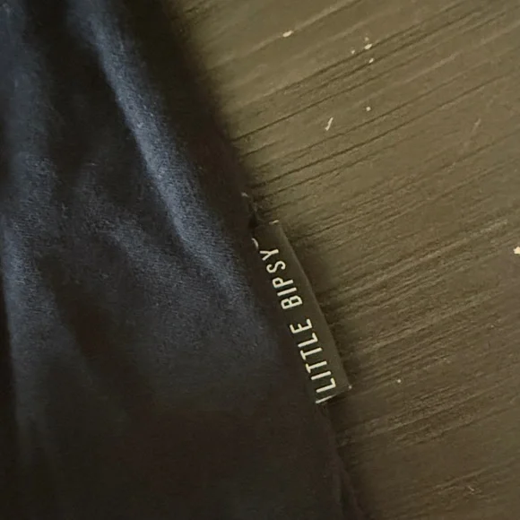 Little Bipsy Midnight Black Hooded Kids Footie - Picture 2 of 6